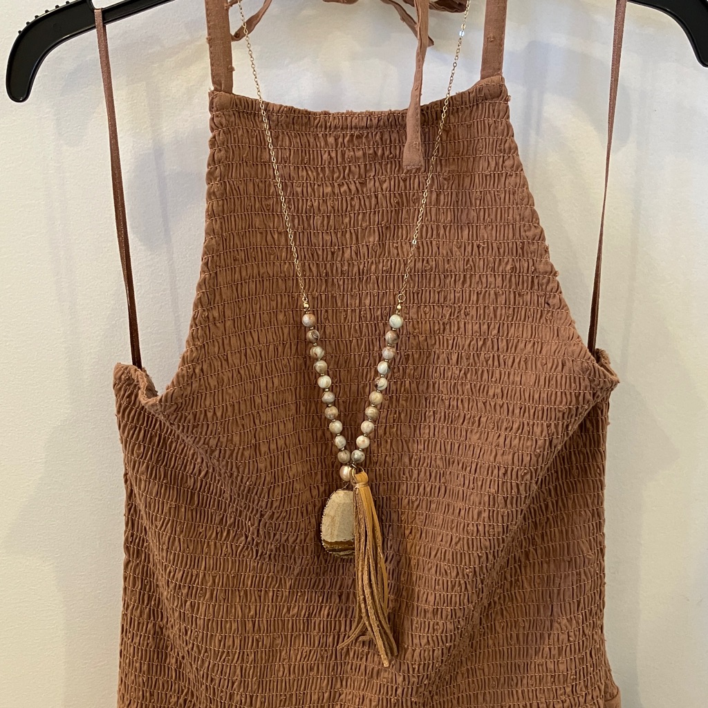 Festival Season Buckle Beaded Necklace 15$